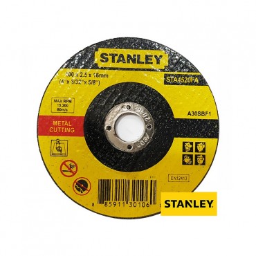 Stanley STA4520FA Metal Cutting Disc 4'' 2.5mm (25pcs/box)