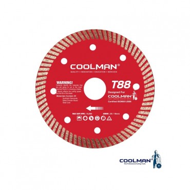 Coolman T88 Continuous Turbo Rim Blade 4" (105mm)