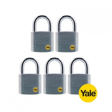 Yale K-A-L Chrome Padlock Y120/50/127/5