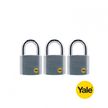 Yale K-A-L Chrome Padlock Y120/50/127/3