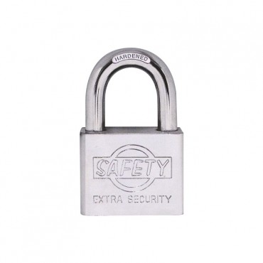 Safety Hardened Steel Padlock Brass Body BA501 50mm