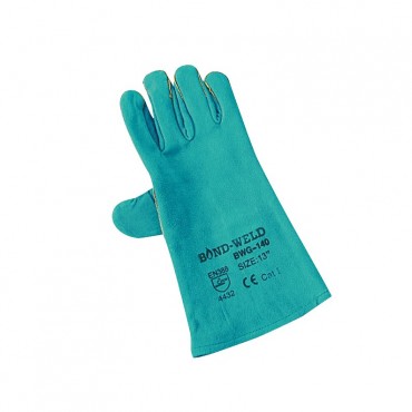 Full Leather Welding Gloves BWG140 Green