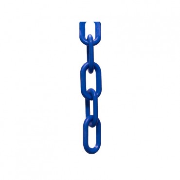 PVC Link Chain 1/4" Blue