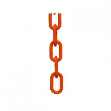 PVC Link Chain 1/4" Orange