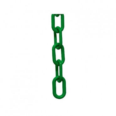 PVC Link Chain 1/4" Green