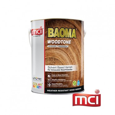 MCI Paint Baoma Woodtone UV-Absorbent Weather Resistant Wood Varnish (Wood Only) 5L