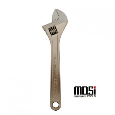 MDSI Tools Nickel Alloy Adjustable Wrench 10" 250mm