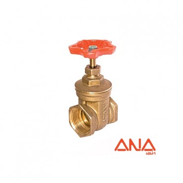 ANA Full Bore Brass Gate Valve (200psi) 67mm (D) x 179.75mm (H) 2"