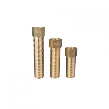 Brass Hexagon Extension / Threaded Adaptor Connector 1495HE 1/2" x 95mm