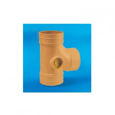 UPVC Underground Fittings Equal Single Branch 4" (110mm)