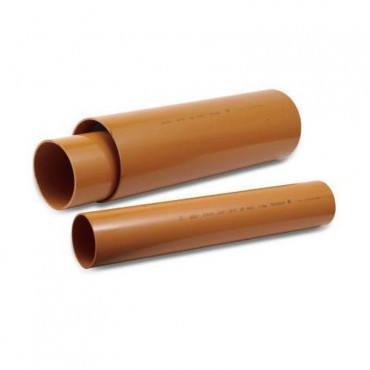 UPVC Underground Brown Pipe 10" (250mm) x 5.8m (SIRIM)