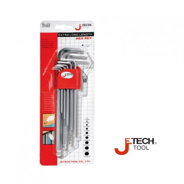 Jetech Ball Point Hex Key (Extra Long) BL-C9 Chrome Set