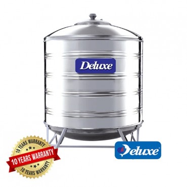 Deluxe CL50KT Vertical Round Bottom With Stand 304 Stainless Steel Water Tank 2000L/440G