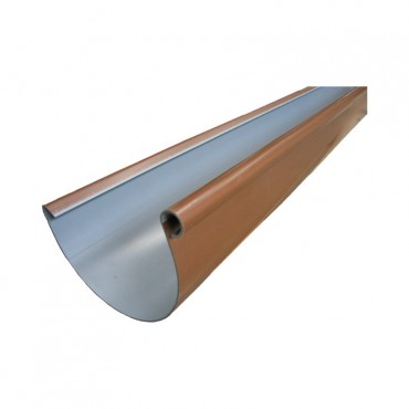 Arensi-Marley F370 Sphera Rain Gutter 5.8m Brown / Salur Air