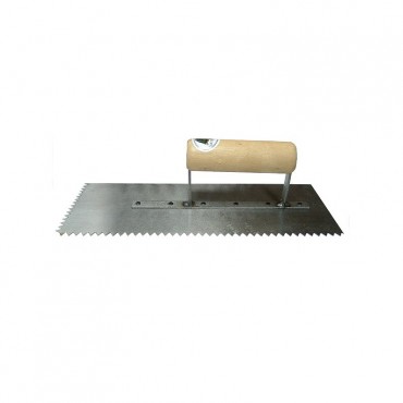 Plastering Trowel Fine Teeth 4 1/2"