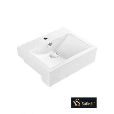 Satinel Countertop Semi-Recessed Basin WB-6080A (L540 x W440 x H160mm)