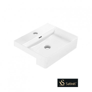 Satinel Countertop Semi-Recessed Basin WB-6085A (L500 x W420 x H130mm)