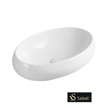 Satinel Countertop Oval Basin WB-6240A (L600 x W400 x H145mm)