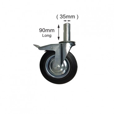 Scaffolding Castor Wheel With Brake BSW200 200mm Max Load 230kg