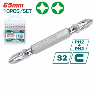 TOTAL 65MM X SL6 PH2 SCREW BIT 23 THPS23602