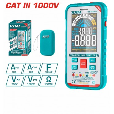 TOTAL 1000V COUNTS DIGITAL MULTIMETER TMT475052