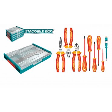 TOTAL 9PCS INSULATED HAND TOOLS SET THKTV02H091