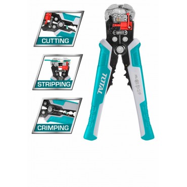 TOTAL 3 IN 1 AUTOMATIC WIRE STRIPPER THT15246