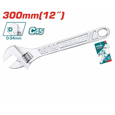 TOTAL 12"300MM ADJUSTABLE WRENCH THT1010123