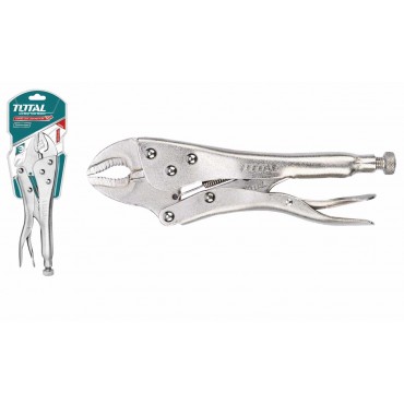 TOTAL 10"250MM CURVED JAW LOCKING PLIER (5PCSBOX) THT191003