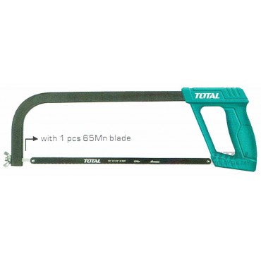 TOTAL 12"300MM HACKSAW FRAME WITH 1PCS 65MN SAW BLADE THT541036