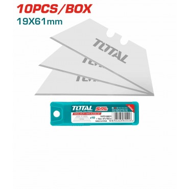 TOTAL 10PCSSET 61MM X 19MM UTILITY KNIFE BLADES SET THT519001