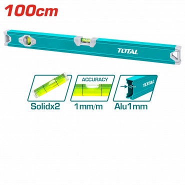 TOTAL 100" TICKNESS : 1MM SPIRIT LEVEL TMT210036