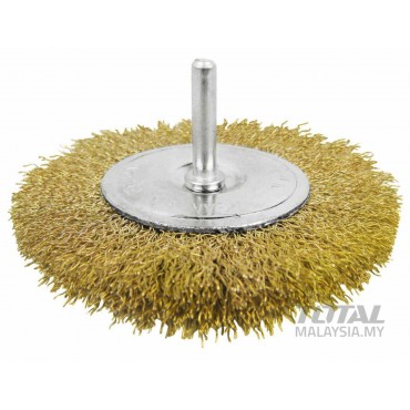 TOTAL 100 X 6.35MM CIRCULAR GRINDING WIRE BRUSH TAC34041