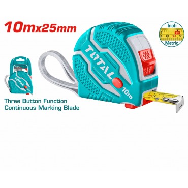 TOTAL MEASURING TAPE 10M X25MM TMT126101