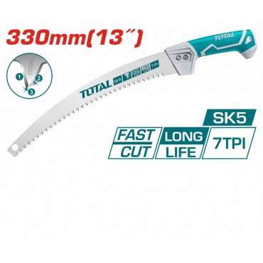 TOTAL 13"330MM SK5 X 7TPI PRUNING SAW THT5113306