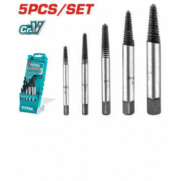 TOTAL SCREW EXTRACTOR SET 5PCS TACSE0056