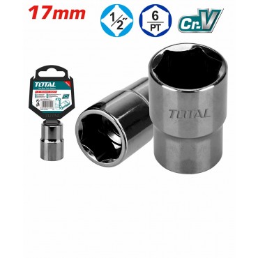 TOTAL 17MM X 38MM 12" DR.6PT HEXAGONAL SOCKET THTST12171