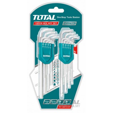 TOTAL HEX KEY & TORX KEY 18PCS THT106KT0181