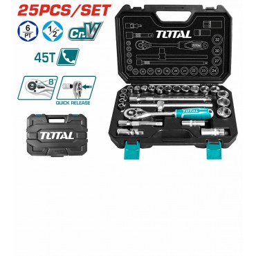 TOTAL SOCKET BOX 12" 25PCS THT121251