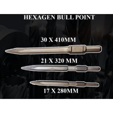 EYUGA HEXAGON BULL POINT 17 X280