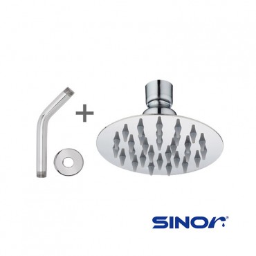 SINOR 6” SUS 304 Stainless Steel Rain Shower Set - Round SH710-R6