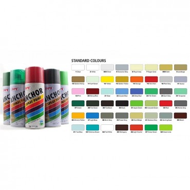 ANCHOR SPRAY PAINT STD COLOUR CLEAR