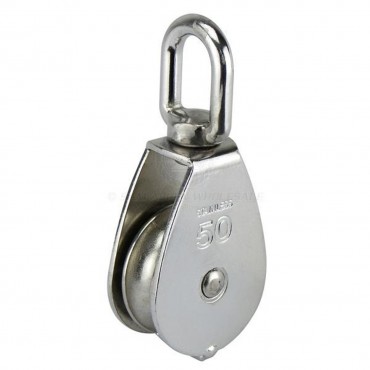 STAINLESS STEEL SINGLE SWIVEL PULLEY SUS304 25MM