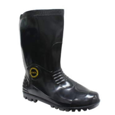 COLEX PVC RAIN BOOTS (BLACK) SIZE 10-43 17RB-7743