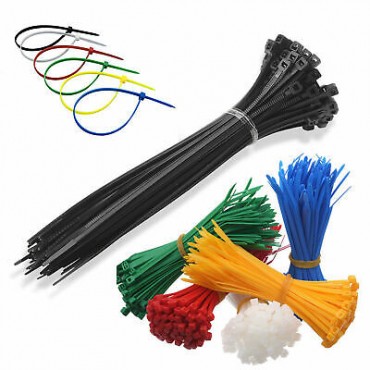 CABLE TIE NYLON 4.8MM BLACK (PKT-100PCS)