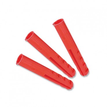 PVC Wall Plugs Red (50pcs/sheet)