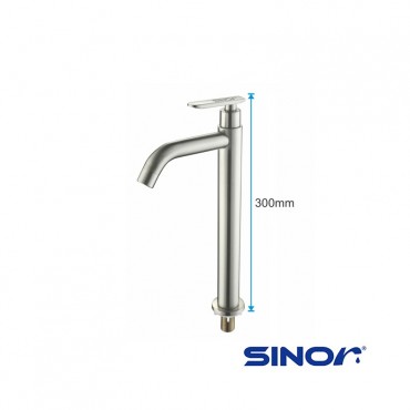 Sinor Stainless Steel Bathroom Basin Tap SS-2016H