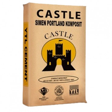 YTL General Purpose Cement Castle 50kg (PCC) (40bags/Pallet)