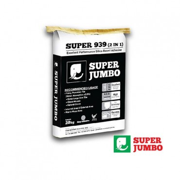 Super Jumbo Super 939 (2 in 1) Excellent Performance Silica-Based Adhesive 20kg