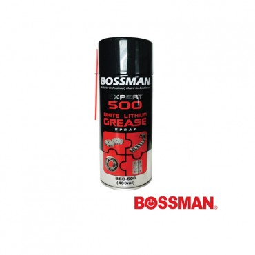 Bossman BSG500 Expert 500 White Lithium Grease Spray 400ml (24can/box)